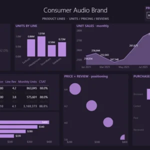 Consumer Audio Brand Dashboard